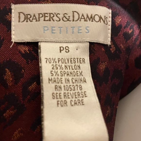 Maroon Animal Print Jacket - Picture 9 of 9